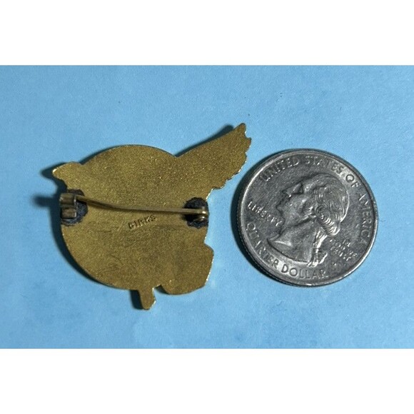 1947 WAWA Curling  Club ,Goose logo Badge or pin by Birks - Picture 2 of 4